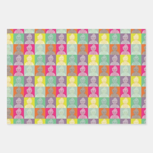 Nietzsche - drie Design Inpakpapier Vel (Voorkant)