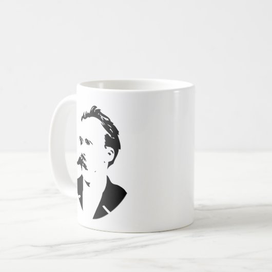Nietzsche Face Koffiemok (Voorkant links)