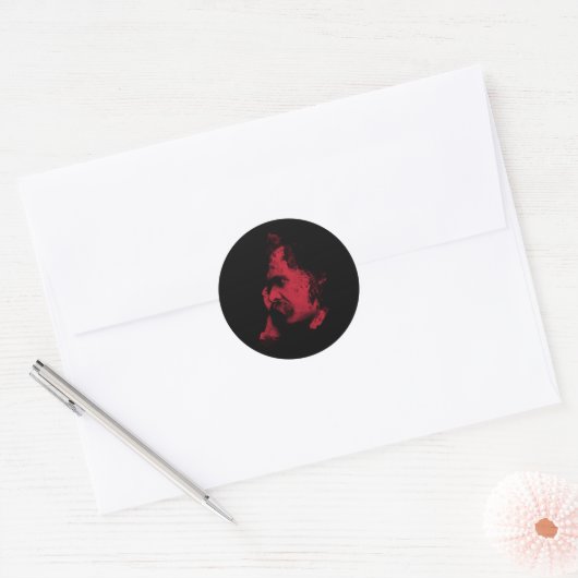 Nietzsche Filosofie Sticker (Envelop)