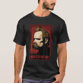 Nietzsche God is dood literatuurgift T-shirt (Voorkant)