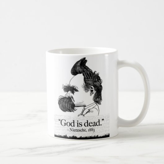 Nietzsche God Koffiemok (Rechts)