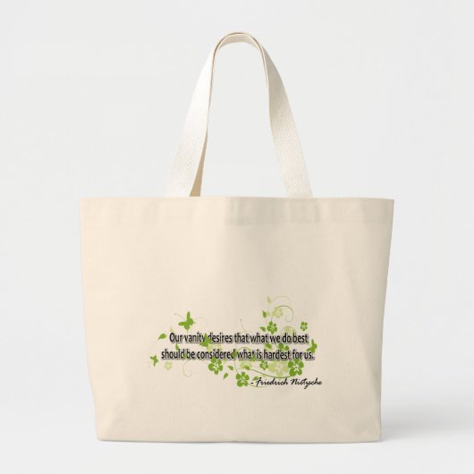 Nietzsche Grote Tote Bag (Voorkant)
