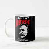 Nietzsche - ik ging naar de Abyss en ik kreeg dit Koffiemok (Links)