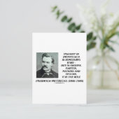 Nietzsche Insanity Rare in Individual Quote Briefkaart (Staand voorkant)