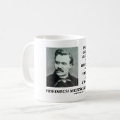 Nietzsche Insanity Rare in Individual Quote Koffiemok (Voorkant links)