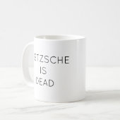 Nietzsche is de dode Mok (Voorkant links)