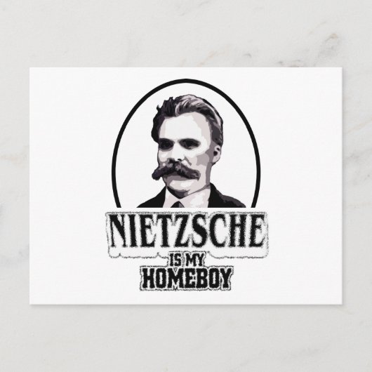 Nietzsche is mijn Homeboy Briefkaart (Voorkant)