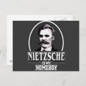 Nietzsche is mijn Homeboy Briefkaart (Voorkant / Achterkant)