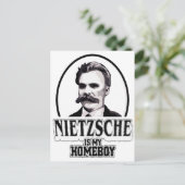 Nietzsche is mijn Homeboy Briefkaart (Staand voorkant)