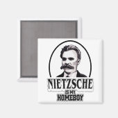 Nietzsche is mijn Homeboy Magneet (Voorkant / Achterkant)
