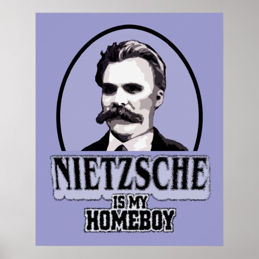 Nietzsche is mijn Homeboy Poster (Voorkant)