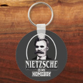 Nietzsche is mijn Homeboy Sleutelhanger (Voorkant)