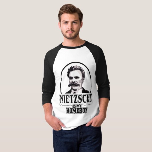 Nietzsche is mijn Homeboy T-shirt (Voorkant volledig)