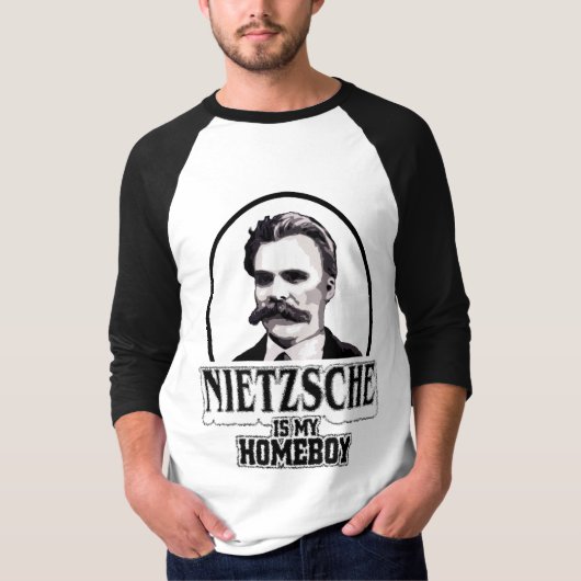 Nietzsche is mijn Homeboy T-shirt (Voorkant)