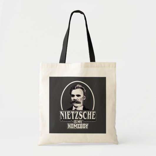 Nietzsche is mijn Homeboy Tote Bag (Voorkant)