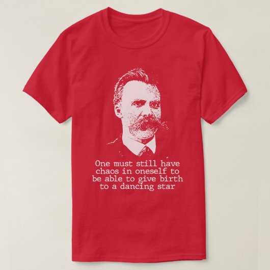 Nietzsche Meme Nietzsche T-shirt (Design voorkant)