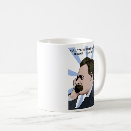 Nietzsche mok shot (Voorkant rechts)