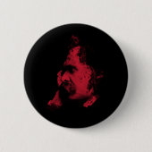 Nietzsche Philosophy Badge Ronde Button 5,7 Cm (Voorkant)