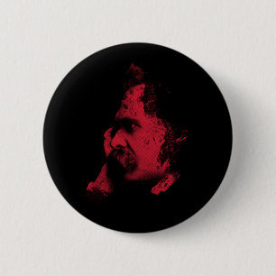 Nietzsche Philosophy Badge Ronde Button 5,7 Cm