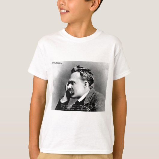 Nietzsche "Pride Vs Memory" Wisdom Quote Gifts/T-s T-shirt (Voorkant)