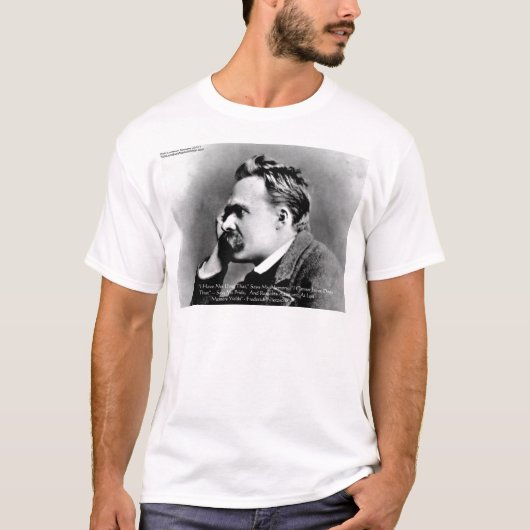 Nietzsche "Pride Vs Memory" Wisdom Quote Gifts/T-s T-shirt (Voorkant)
