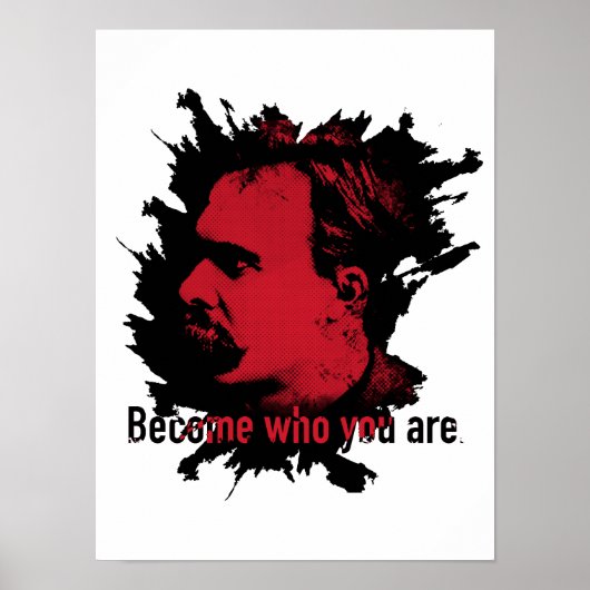 Nietzsche Print - word wie je bent (Voorkant)