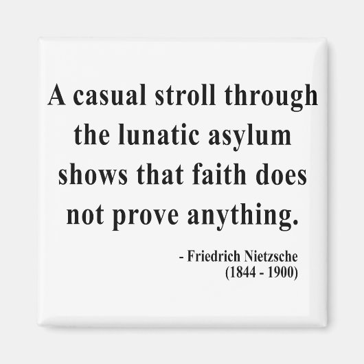 Nietzsche Quote 1a Magneet (Voorkant)