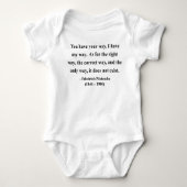 Nietzsche Quote 1a Romper (Voorkant)