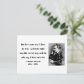 Nietzsche Quote 1b Briefkaart (Staand voorkant)