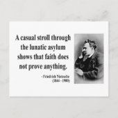 Nietzsche Quote 1b Briefkaart (Voorkant)