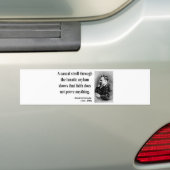 Nietzsche Quote 1b Bumpersticker (Op auto)