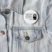 Nietzsche Quote 1b Ronde Button 5,7 Cm (In situ)
