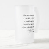 Nietzsche Quote 2a Matglas Bierpul (Voorkant rechts)