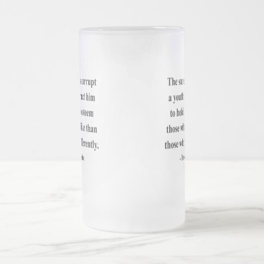 Nietzsche Quote 2a Matglas Bierpul (Center)