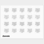 Nietzsche Quote 2a Ronde Sticker (Vel)