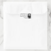 Nietzsche quote 2b ronde sticker (Tas)