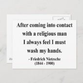 Nietzsche Quote 3a Briefkaart (Voorkant / Achterkant)