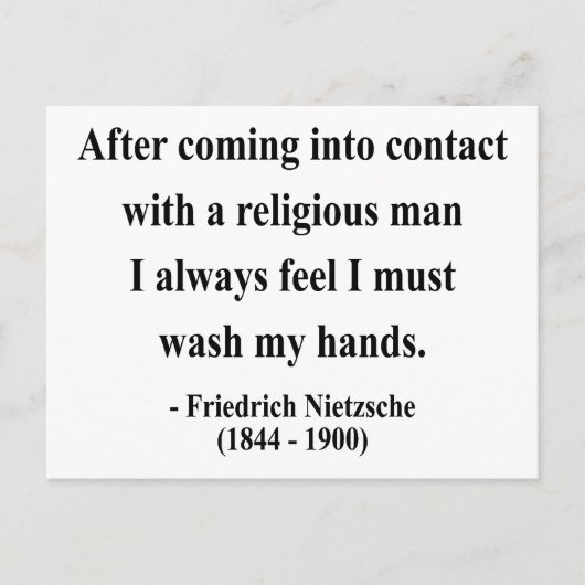 Nietzsche Quote 3a Briefkaart (Voorkant)
