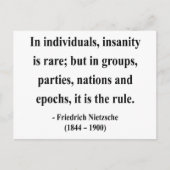 Nietzsche Quote 3a Briefkaart (Voorkant)