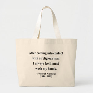 Nietzsche Quote 3a Grote Tote Bag