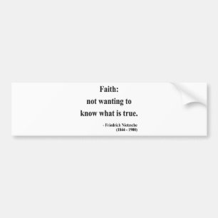 Nietzsche Quote 5a Bumpersticker