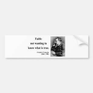Nietzsche Quote 5b Bumpersticker
