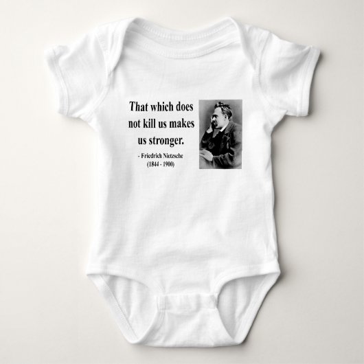 Nietzsche Quote 5b Romper (Voorkant)