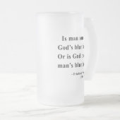 Nietzsche Quote 6a Matglas Bierpul (Voorkant rechts)