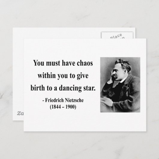 Nietzsche Quote 6b Briefkaart (Voorkant / Achterkant)