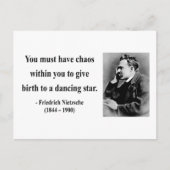 Nietzsche Quote 6b Briefkaart (Voorkant)