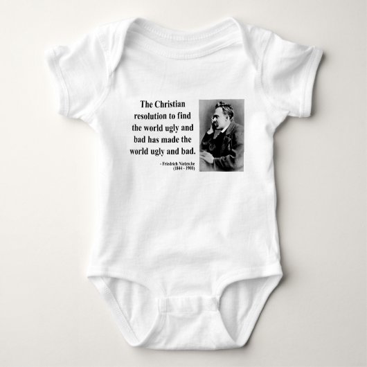 Nietzsche Quote 8b Romper (Voorkant)
