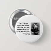 Nietzsche Quote 8b Ronde Button 5,7 Cm (Voorkant /achterkant)
