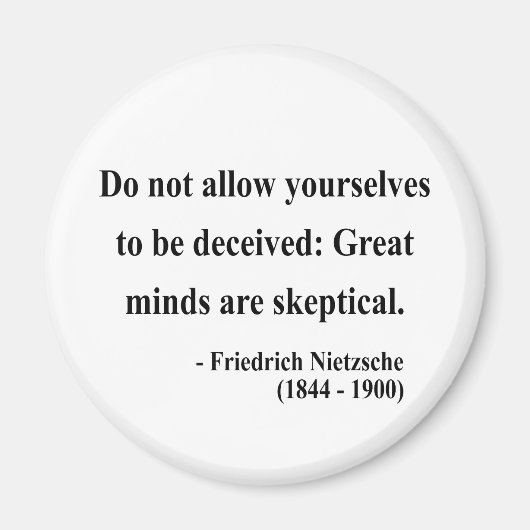 Nietzsche Quote 9a Magneet (Voorkant)