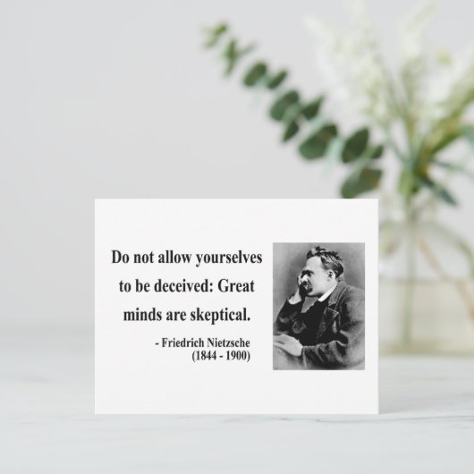 Nietzsche Quote 9b Briefkaart (Staand voorkant)